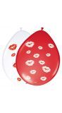 8 romantische ballonnen met lippen