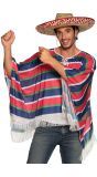 Alfonso Mexicaanse poncho heren