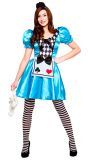 Alice in wonderland jurk blauw