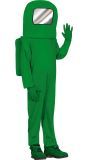 Among us kostuum imposter groen kind