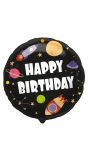 Astronauten verjaardag folieballon