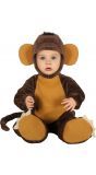 Baby kostuum aap bruin