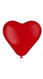Ballonnen hartvormig rood
