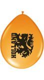 Ballonnen Holland leeuw oranje 100 stuks