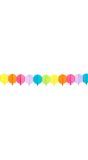Ballonnen kleurrijke verjaardag slinger