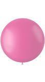 Ballonnen knal roze mat 78cm