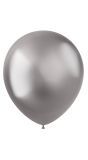 Ballonnen metallic zilver intense