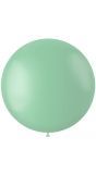 Ballonnen pistache groen mat 78cm