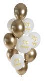 Ballonnen set 50 jaar jubileum goud