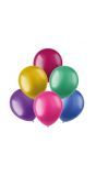 Ballonnen shimmer gekleurd 50 stuks