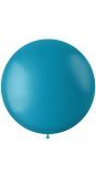 Ballonnen turquoise mat 78cm