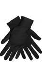 Basic zwarte handschoenen kort