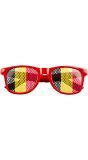 Belgische vlag partybril