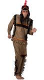 Big bear indianen kostuum man