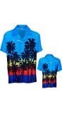 Blauw Hawaiishirt