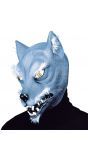 Blauw wolven masker