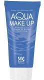 Blauwe make-up tube waterbasis