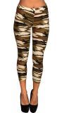 Camouflage army legging dames