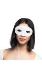 Carnaval oogmasker basis wit