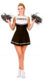 Cheerleader jurkje zwart