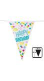Confetti happy birthday vlaggenlijn