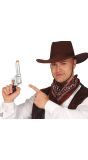 Cowboy pistool grijs