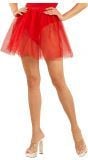 Danseres petticoat rood One-size-volwassenen