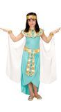 Dochter Cleopatra kostuum blauw