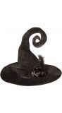 Duvessa heksen hoed zwart