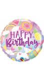 Eenhoorn verjaardag folieballon kleurrijk