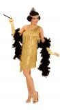 Elegante gouden flapper jurk