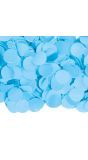 Feest confetti 100 gram baby blauw