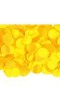 Feest confetti 100 gram geel