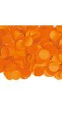Feest confetti 100 gram oranje