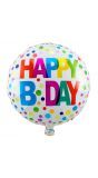 Feestelijke verjaardag folieballon 45cm