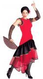Flamenco danser kostuum rood
