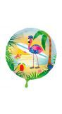 Flamingo hawaii folieballon