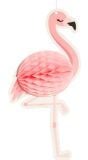 Flamingo honingraat hanger