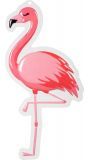 Flamingo party wand decoratie