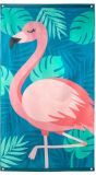Flamingo thema party vlag