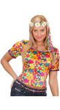 Fluwelen hippie t-shirt