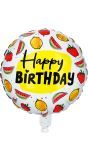 Folie ballon fruit happy Birthday