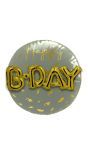 Folieballon 3D Birthday Golden Dawn