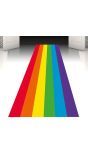 Gay pride regenboog vloer loper