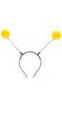 Gele bollen antenne haarband