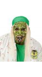 Giftige zombie masker met haar