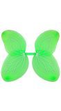 Glitter vleugels groen kind