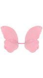 Glitter vlinder vleugels roze