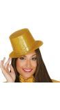 Gouden glitter hoge hoed budget