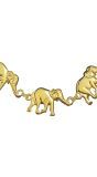 Gouden olifanten ketting
